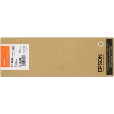 Epson C13T636A00 pomarańczowa (orange) tusz oryginalna