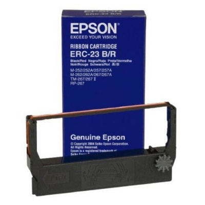 Epson ERC 23B C43S015360, czarny, taśma barwiąca oryginalna