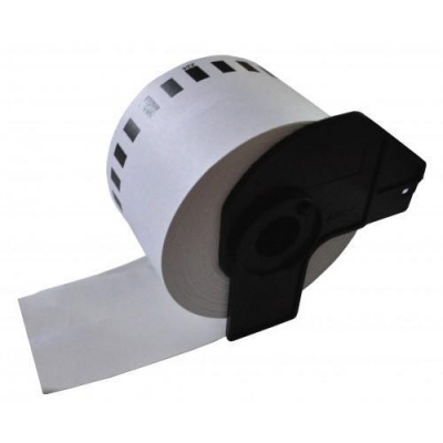 Brother zamiennik DK-N55224, 54mm x 30,48m, etykiety papierowe 