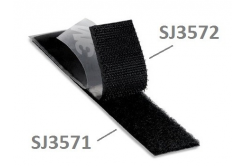 3M Hook & Loop™ SJ3571, černý, smyčky 25 mm x 45,7 m