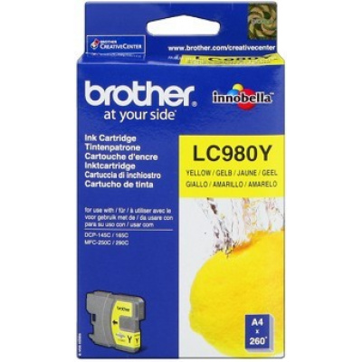 Brother LC-980Y żółty (yellow) tusz oryginalna