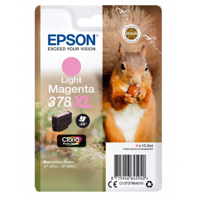 Epson C13T37964010 jasno purpurowy (light magenta) tusz oryginalna