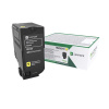 Lexmark 75B20Y0 żółty (yellow) toner oryginalny