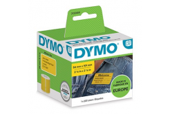 Dymo papierowe etykiety 101mm x 54mm, żółte, do transportu, 220 szt., 2133400