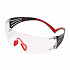 3M SecureFit SF401SGAF-RED EU Okulary ochronne, przezroczysta szybka
