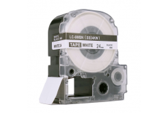 Epson LC-SS24KW, 24mm x 8m, czarny druk / biały podkład, taśma zamiennik