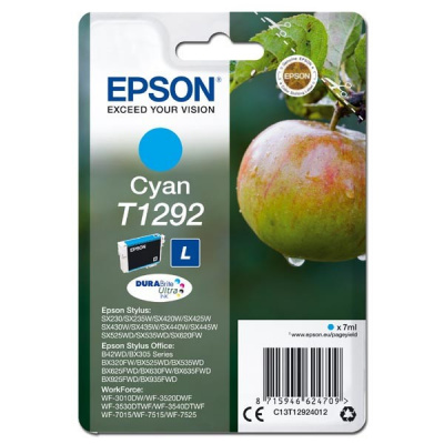 Epson T1292 C13T12924012 błękitny (cyan) tusz oryginalna