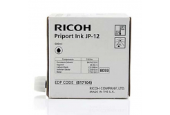 Ricoh tusz oryginalna JP 12, black, 600ml, 817104, Ricoh DX3240, 3440, JP1210, 1215, 1250, 1255, 3000