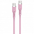 Powerton ENERGY PASTEL EDITION Kabel USB-C, 60W, 1 m, silikonowy, różowy