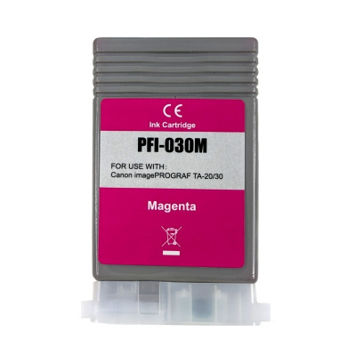 Canon PFI-030M, 3491C001 purpurowy (magenta) tusz zamiennik