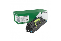 Lexmark 72K0DC0 błękitny (cyan) bęben oryginalny