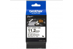 Brother HSe-231E Pro Tape, 11.2 mm x 1.5 m, czarny druk / biały podkład , taśma oryginalna