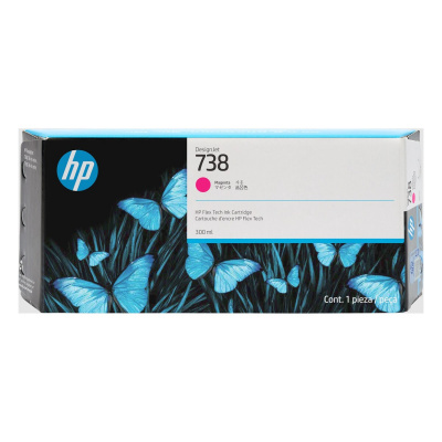 HP 738 676M7A purpurowy (magenta) tusz oryginalna