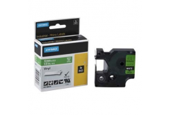 Dymo 1805414, 12mm x 5,5m, biały druk / zielony podkład, taśma oryginalna