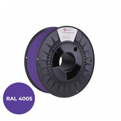 C-Tech 3DF-P-PETG1.75-4005 3D filament, PREMIUM LINE, PETG, RAL4005, 1,75mm, 1000g, Niebieski/Fioletowy (Blue-Violet)