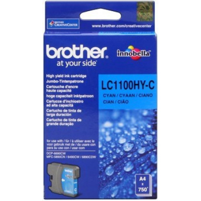 Brother LC-1100HYC błękitny (cyan) tusz oryginalna