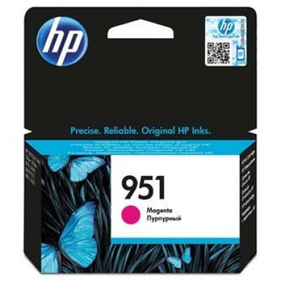 HP CN051AE, 951 purpurowy (magenta) tusz oryginalna
