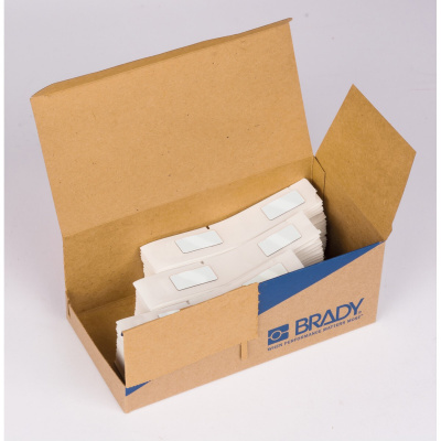 Brady M6-07-7593-WT / 312036, Engraved Plate Replacement Labels, 18 mm x 35 mm