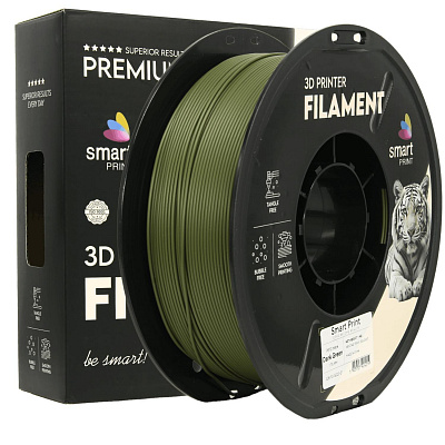 Smart Print FG-S222-E1, 3D filament, PETG Matte, 1,75mm, 1000g, Ciemny zielony (Dark green)