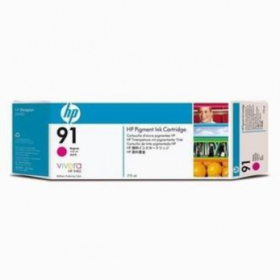 HP 91 C9468A purpurowy (magenta) tusz oryginalna