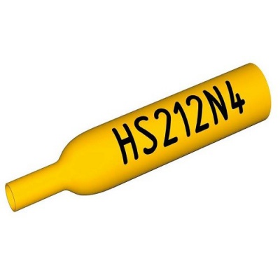 Partex HS-00264BN0 czarny termokurczliwa, rurka, 75m (6,4 mm)