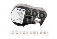 Brady M4-131-498 / 170788, 25.40 mm, Vinyl, czarny druk / biały podkład