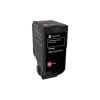 Lexmark 74C2HME purpurowy (magenta) toner oryginalny