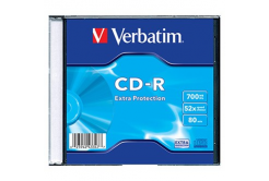 Verbatim 43347 CD-R Extra Protection, 1-sztuk Slim box, 700MB, 52x, 80min.