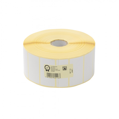 Brother LCE1E026051127P, 51mm x 26mm, oryginalny białe etykiety papierowe, 3250 etykiet