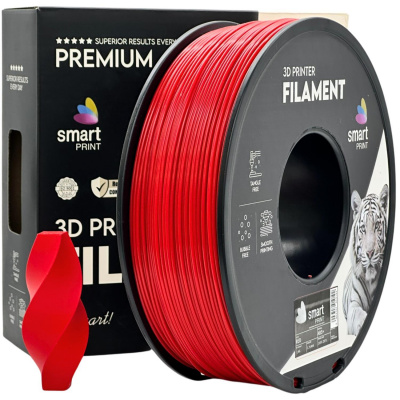 Smart Print FG-S5-E1, 3D filament, ABS+, 1,75mm, 1000g, Czerwony (Red)