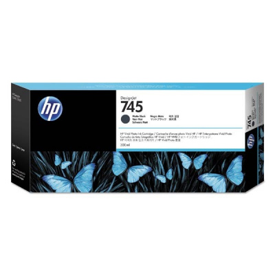 HP 745 F9K05A matowa czarny (matte black) tusz oryginalna