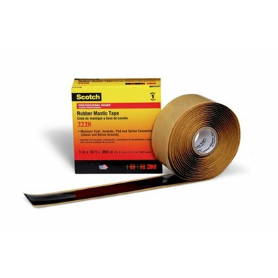 3M 2228 Scotch Izolująca i uszczelniająca taśma dwuskładnikowa, 25,4 mm x 3 m