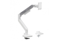 Powerton ERGO MONOA Regulowany uchwyt do monitora, biały, 2-20KG, zacisk, 17"- 49", 75x75/100x100