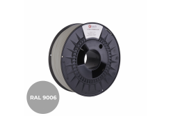 C-Tech 3DF-P-PLA1.75-9006 3D filament, PREMIUM LINE, PLA, białe aluminium, RAL9006, 1,75mm, 1kg