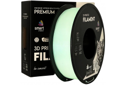 Smart Print FG-S39-E1, filament 3D, PLA Luminous, 1,75 mm, 1000 g, Biały (White)