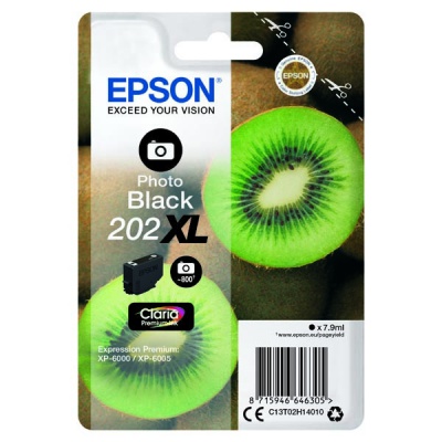 Epson 202XL T02H14010 foto czarny (photo black) tusz oryginalna