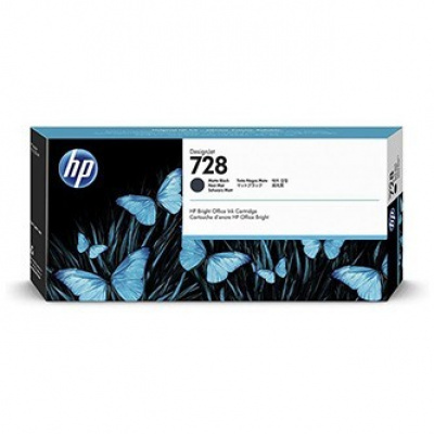 HP 728 3WX25A matowy czarny (matte black) tusz oryginalna