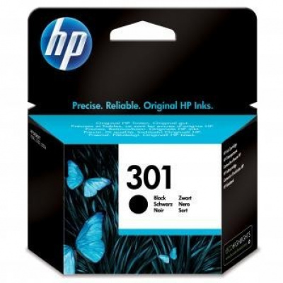 HP tusz oryginalna blistr, CH561EE#301, No.301, black, 190 stron, HP HP Deskjet 1000, 1050, 2050, 30