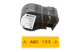 Brady M5C-1500-595-YL-BK / 170946, 38.10 mm x 7.62 m, Winyl, czarny druk / żółty podkład
