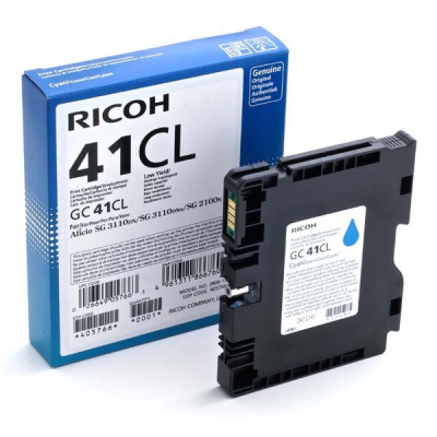 Ricoh GC41C 405766 błekitny (cyan) oryginalna kartridż żelowy