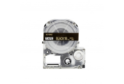 Epson LK-SC18KZ, 18mm x 9m, złoty druk / biały podkład, taśma zamiennik