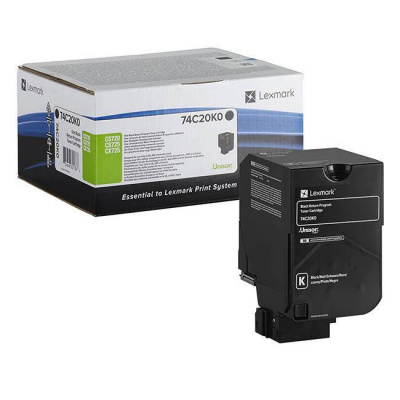 Lexmark 74C20K0 czarny (black) toner oryginalny