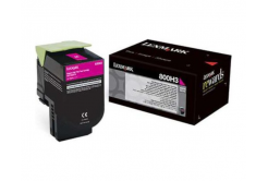 Lexmark 80C0H30 purpurowy (magenta) toner oryginalny