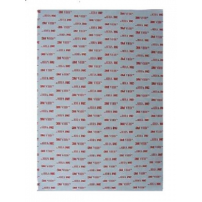 3M VHB 4905-P transparent. oboustranně samolepicí akrylový arch A4, tl. 0,5 mm (210 x 285 mm)