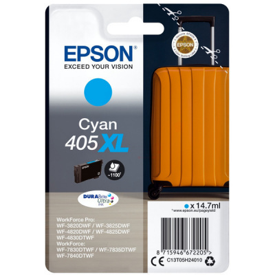 Epson 405XL C13T05H24010 błękitny (cyan) tusz oryginalna