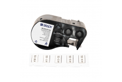 Brady M4-250-075-342 / 170720, 19.05 mm x 11.15 mm, Polyolefin, czarny druk / biały podkład