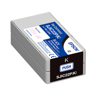 Epson SJIC22P(K) C33S020601 pro ColorWorszt., czarny (black) tusz oryginalna