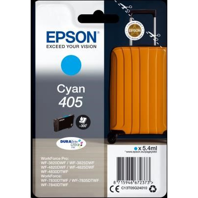 EPSON ink Singlepack Cyan 405 Durabrite Ultra originální inkoustová cartridge