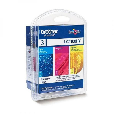 Brother LC-1100HYRBWBP multipack tusz oryginalna