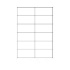 Samoprzylepne etykiety 105 x 49,6 mm, 12 etykiet, A4, 100 arkuszy